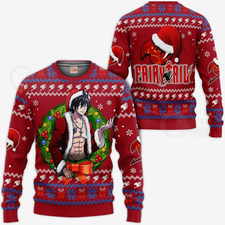 Gray Fullbuster Ugly Christmas Sweater Xmas VA11 - 1 - GearAnime