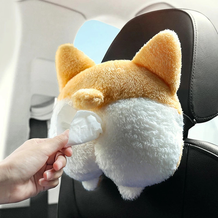 Corgi Ass Tissue Box
