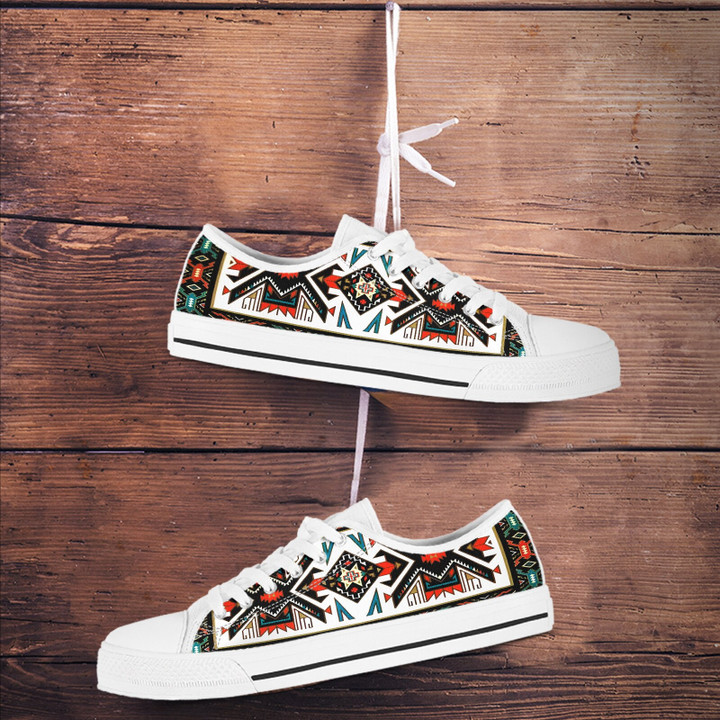 Native American Canvas Tribal Ethnic Print Women's Comfortable Sport Shoes