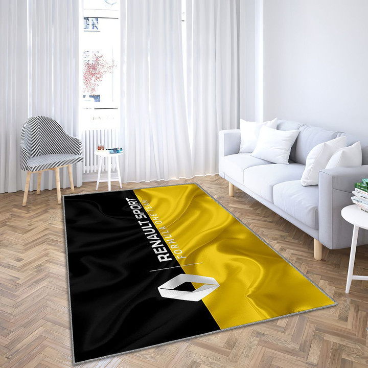 Renault Sport Tapis Sol - Tapis De Salon, Formule 1F1 Tapis Art, Tapis pour la décoration de la maison