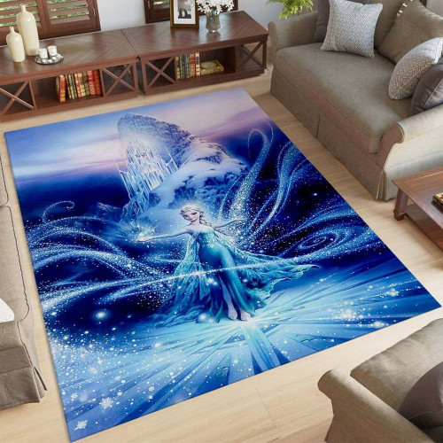 Elsa Disney Princesse La Reine des Neiges Tapis Sol - Tapis De Salon, Tapis Art, Tapis pour la décoration de la maison