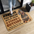 Dachshund Dog Superior Door Mat