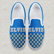 Gearchoids Elvis Slip On Shoes Blue Suede