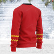 The Original Series Scott Red Uniform Themed Costume Christmas Wool Sweater