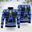 Christmas Sweater Star Trek The Halls Blue