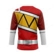 Red Power Rangers Dino Charge Hockey Jersey
