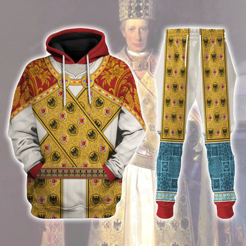 Gearchoids Imperial Dress of Holy Roman Emperor Costume Hoodie Sweatshirt T-Shirt Tracksuit