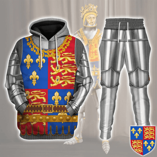 Gearchoids Henry V Amour Knights Costume Hoodie Sweatshirt T-Shirt Sweatpants