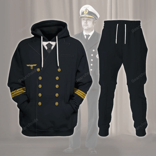 Gearchoids  German WWII Kriegsmarine (War Navy) Costume Hoodie Sweatshirt T-Shirt Tracksuit