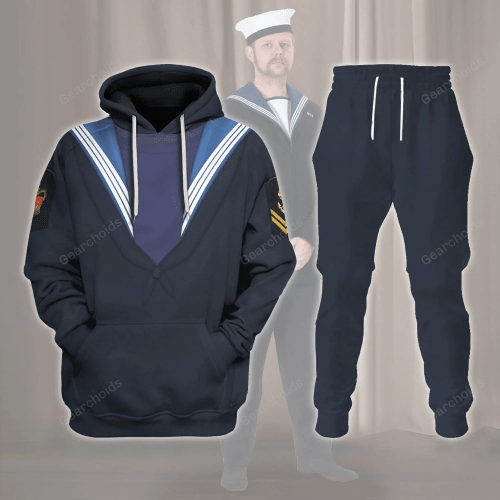 Gearchoids WWII Royal Navy - Ratings Costume Hoodie Sweatshirt T-Shirt Tracksuit