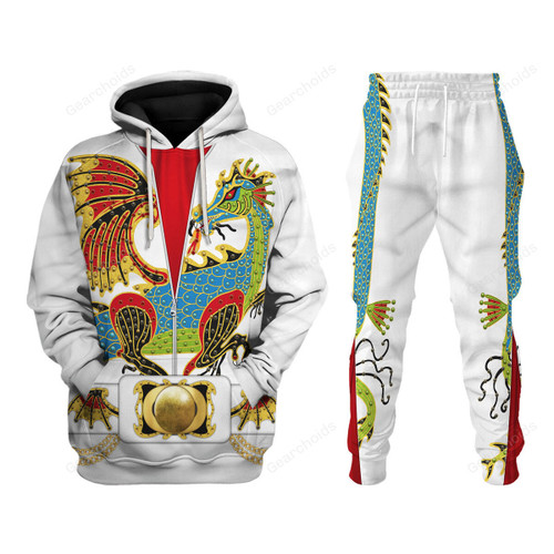 Gearchoids Elvis Presley The Dragon Outfit Costume Hoodie Sweatshirt T-Shirt Sweatpants