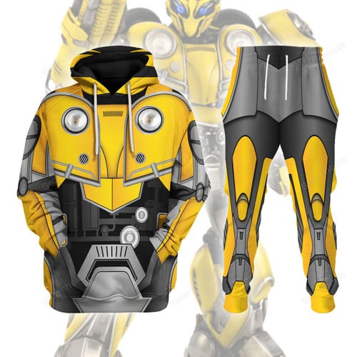 Gearchoids Bumblebee Costume Cosplay Hoodie Tracksuit