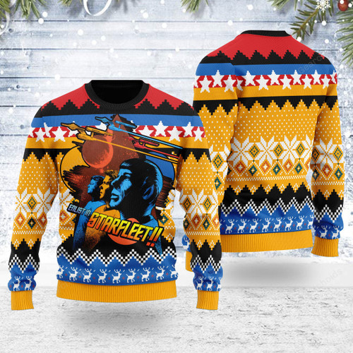 Enlist in Starfleet!! Christmas Sweater