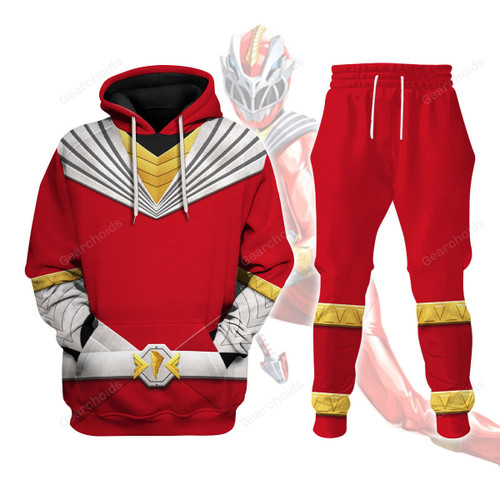 Cosmic Fury Red Ranger Hoodies Sweatshirt T-shirt ZipHoodies Sweatpants