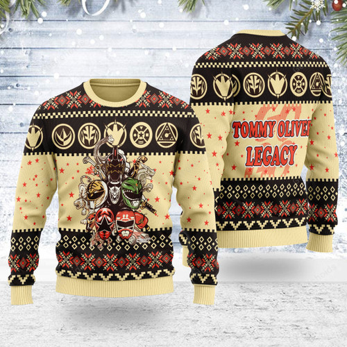 Merry Christmas Tommy Oliver Legacy Wool Sweater
