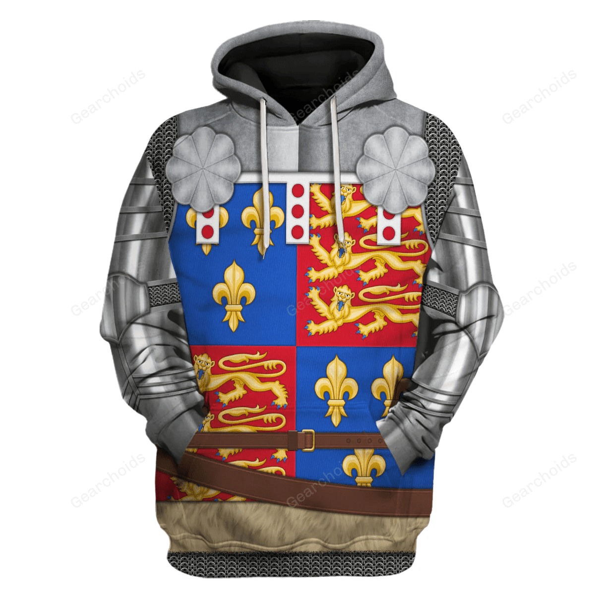 Gearchoids Richard of York, 3rd Duke of York Amour Knights Costume Hoodie Sweatshirt T-Shirt Tracksuit
