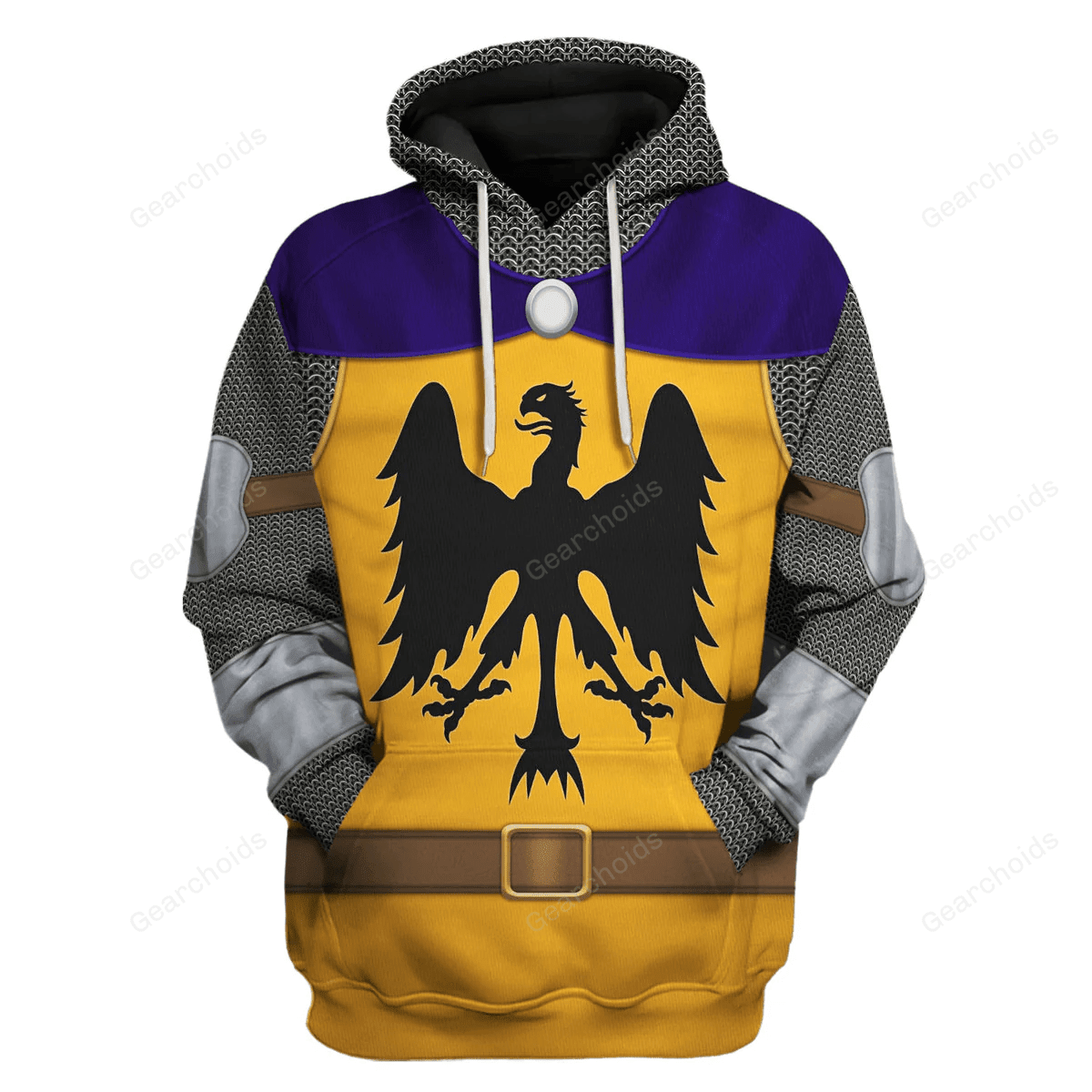 Gearchoids 12th Century Holy Roman Empire Knight Costume Hoodie Sweatshirt T-Shirt Tracksuit