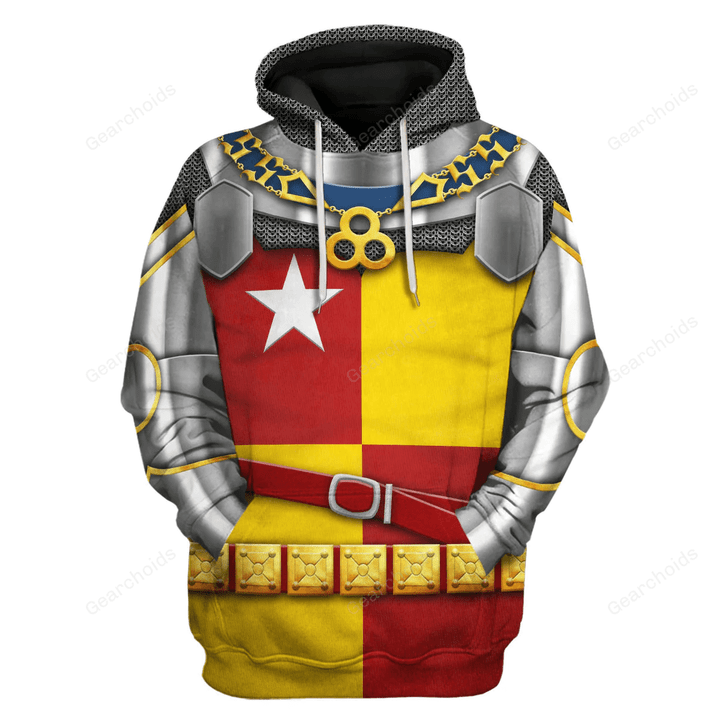 Gearchoids Richard de Vere- Battle of Agincourt Knights Costume Hoodie Sweatshirt T-Shirt Tracksuit