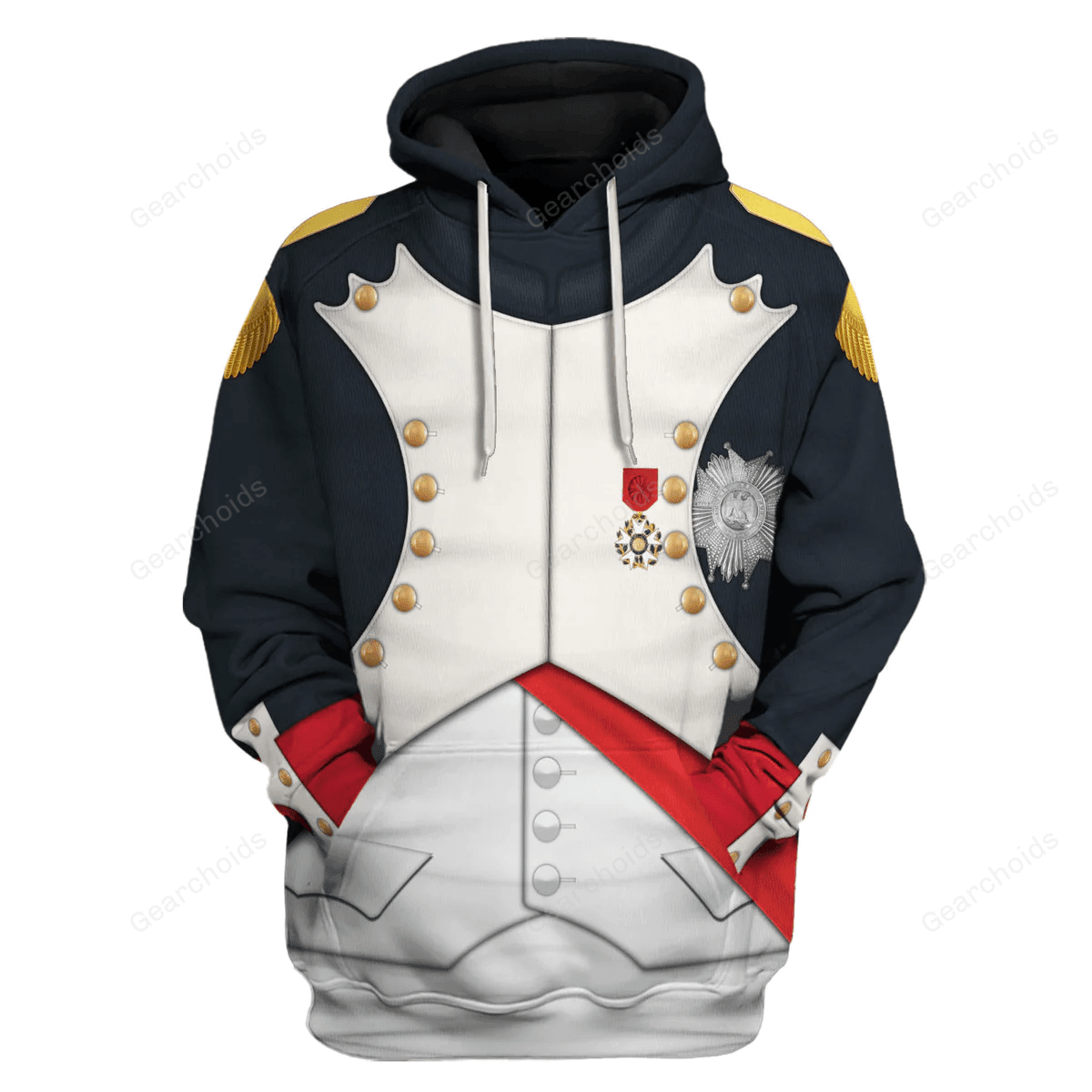 Gearchoids Napoleon I In His Grenadier Uniform All Over Print Hoodie Sweatshirt T-Shirt Tracksuit