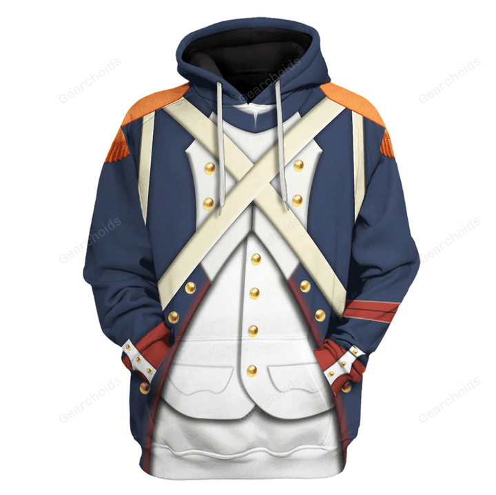 Gearchoids French Imperial Guard Grenadier Costume Hoodie Sweatshirt T-Shirt Tracksuit