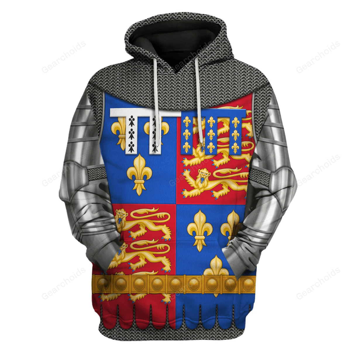 Gearchoids John of Lancaster, 1st Duke of Bedford Amour Knights Costume Hoodie Sweatshirt T-Shirt Tracksuit