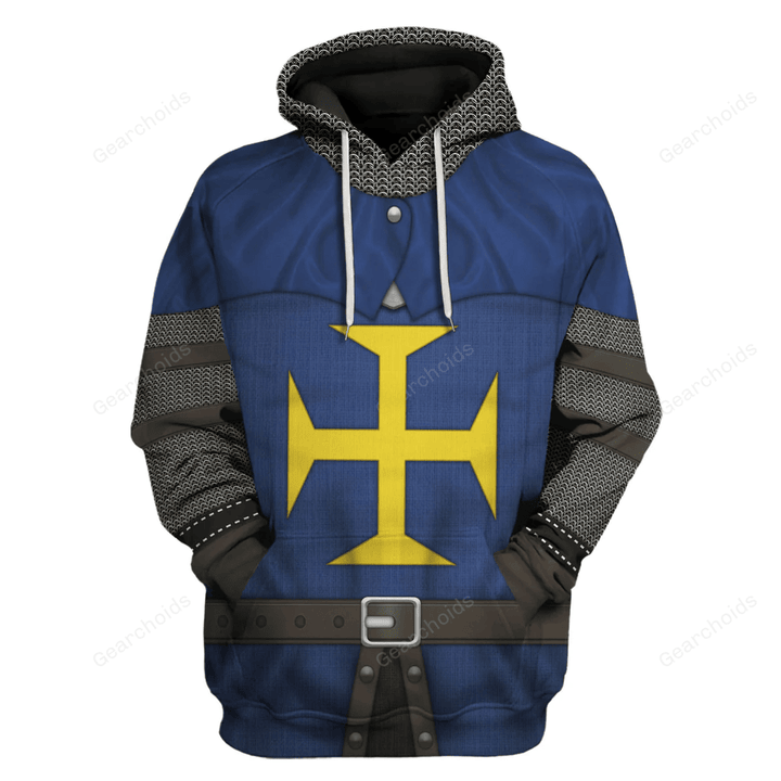 Gearchoids Knights of Holy Kingdoms of Edessa Costume Hoodie Sweatshirt T-Shirt Tracksuit