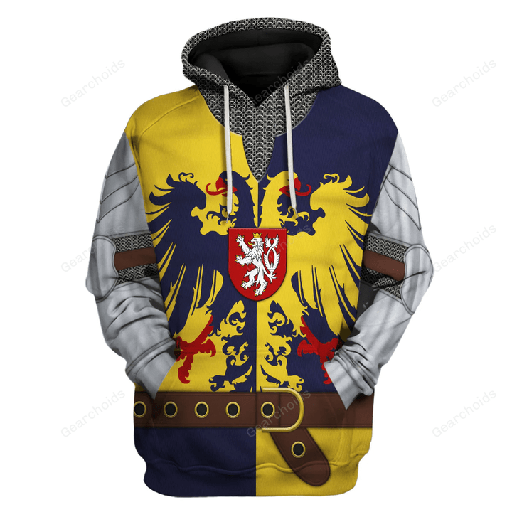 Gearchoids Knight of the Holy Roman Empire Costume Hoodie Sweatshirt T-Shirt Tracksuit