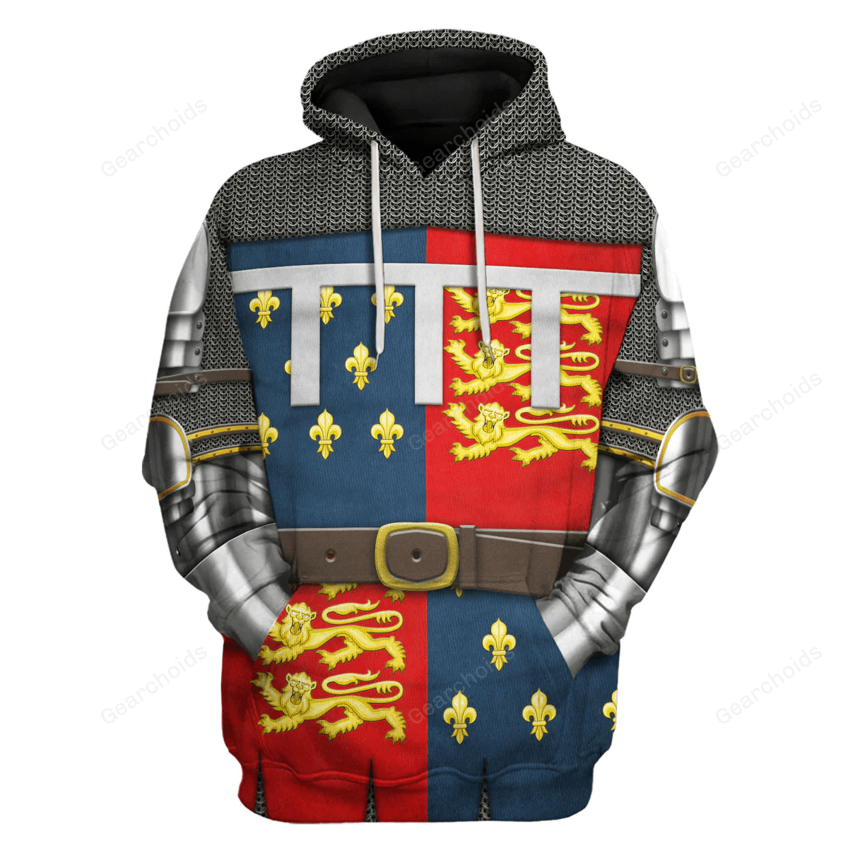 Gearchoids Edward The Black Prince- Battle of Poitiers- 1356 Costume Hoodie Sweatshirt T-Shirt Tracksuit