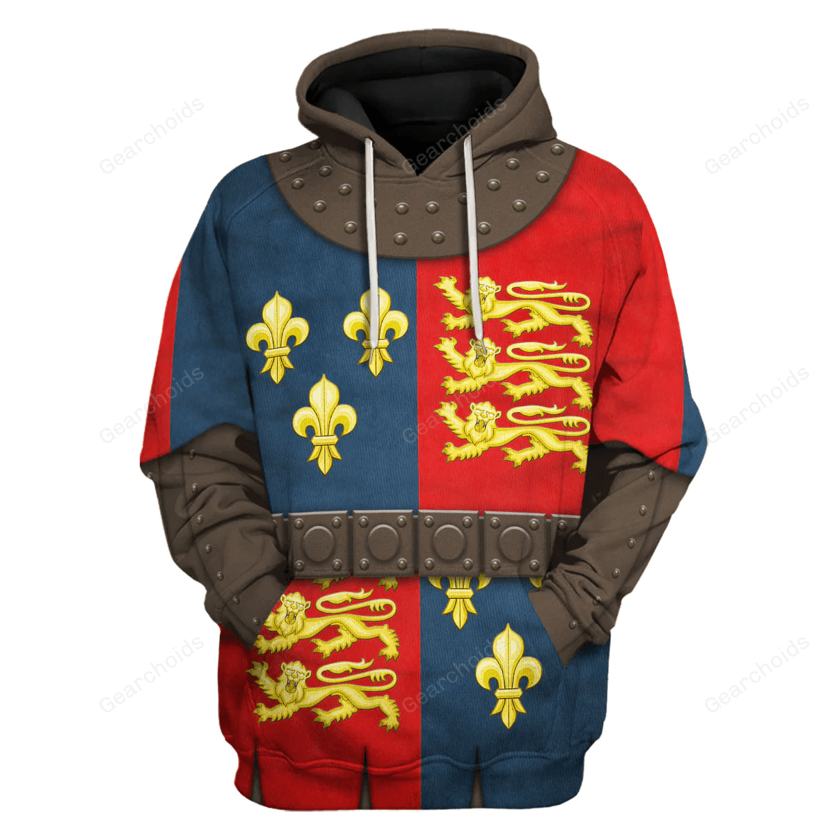 Gearchoids Henry V of England Knights Costume Hoodie Sweatshirt T-Shirt Tracksuit