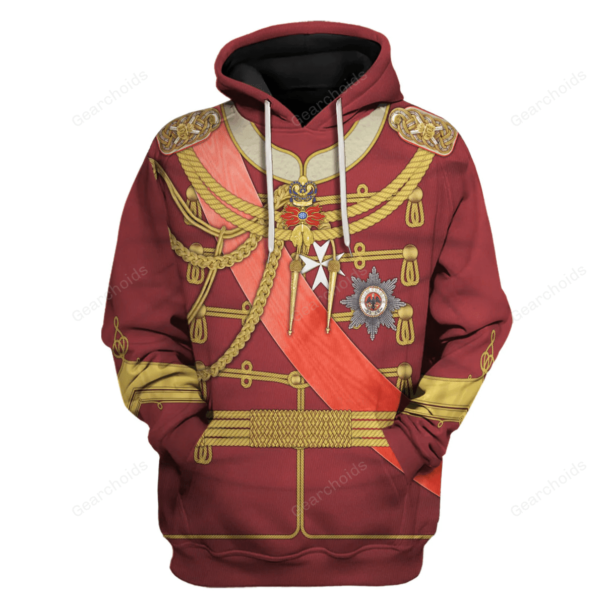 Gearchoids Kaiser Wilhelm II Uniform Austria-Hungary Costume Hoodie Sweatshirt T-Shirt Tracksuit