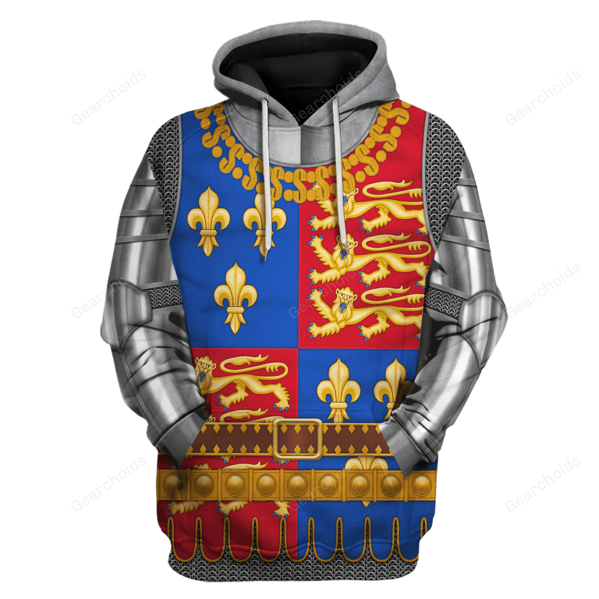 Gearchoids Henry V Amour Knights Costume Hoodie Sweatshirt T-Shirt Sweatpants