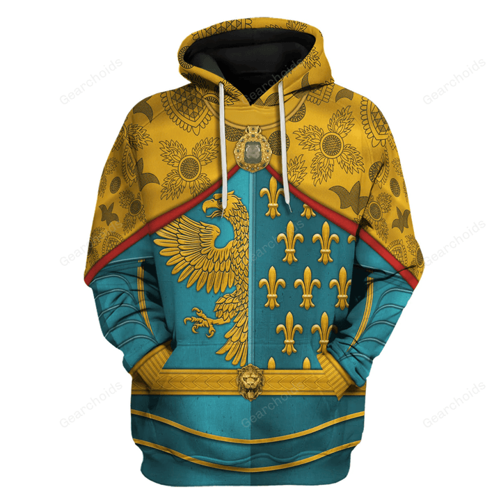 Gearchoids Karl I Charlemagne Holy Roman Emperor Costume Hoodie Sweatshirt T-Shirt Tracksuit