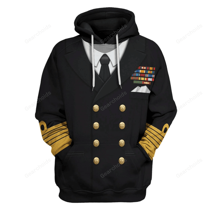 Gearchoids Admiral Of The Fleet Andrew Browne Cunningham "ABC" Costume Hoodie Sweatshirt T-Shirt Tracksuit