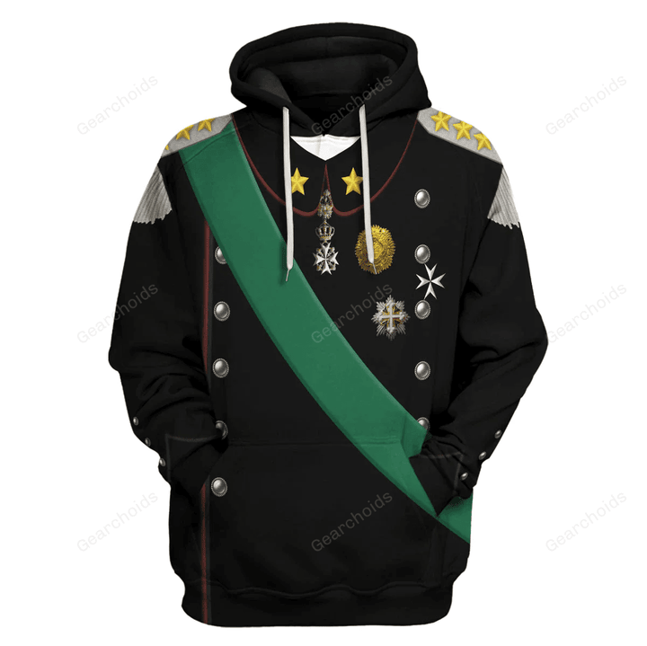Gearchoids Victor Emmanuel III King of Italy Costume Hoodie Sweatshirt T-Shirt Tracksuit