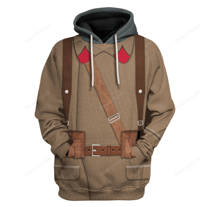 Gearchoids Red Army in Winter War 39-40 Costume Hoodie Sweatshirt T-Shirt Tracksuit