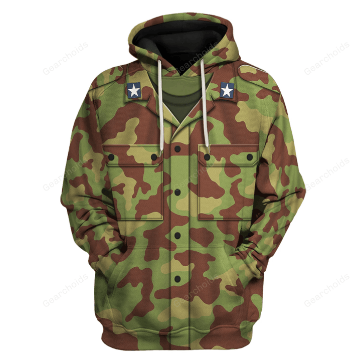 Gearchoids WW2 M1929 Telo Mimetico Military Camouflage Pattern Costume Hoodie Sweatshirt T-Shirt Tracksuit