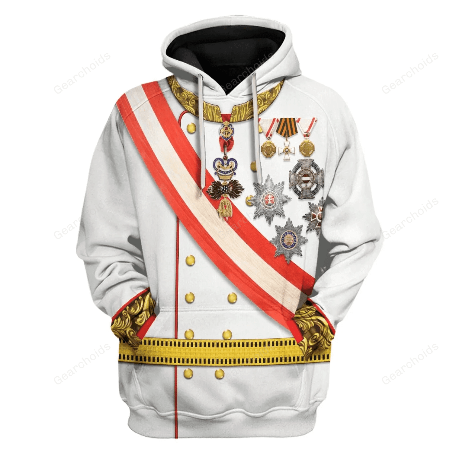 Gearchoids Emperor Franz Joseph I Costume Hoodie Sweatshirt T-Shirt Tracksuit
