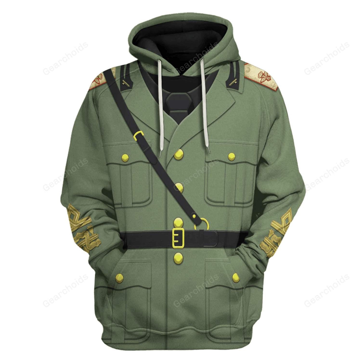 Gearchoids Italian Military Of World War 2 Costume Hoodie Sweatshirt T-Shirt Tracksuit