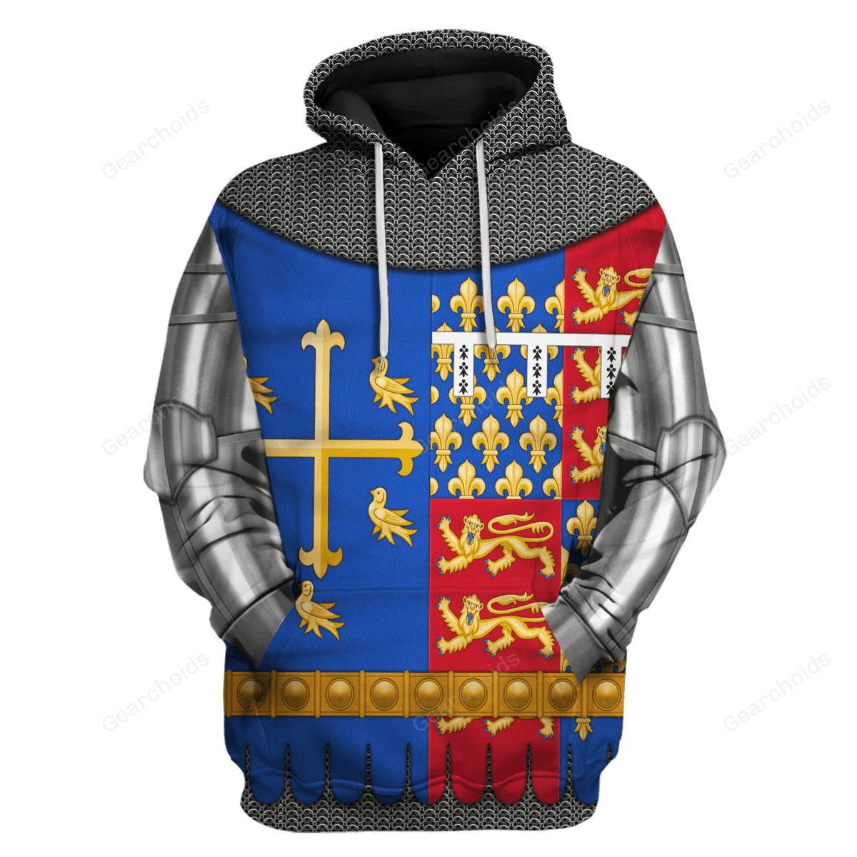Gearchoids Richard II Of England Amour Knights Costume Hoodie Sweatshirt T-Shirt Tracksuit