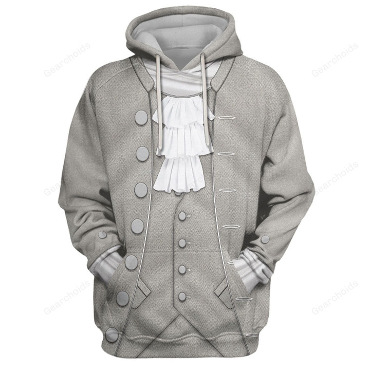 Gearchoids Benjamin Franklin Founding Father of the United States Costume Hoodie Sweatshirt T-Shirt Tracksuit