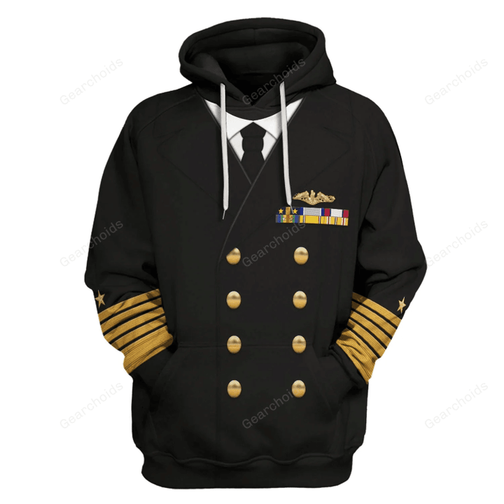 Gearchoids US Navy Fleet Admiral Chester W. Nimitz Costume Hoodie Sweatshirt T-Shirt Tracksuit
