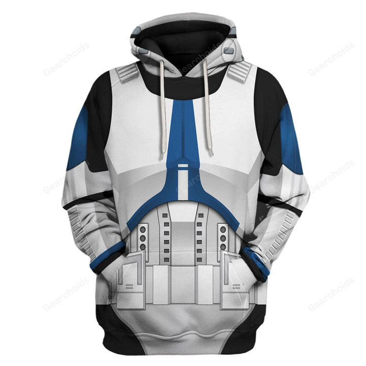 Gearchoids 501st Clone Trooper Costume Hoodie Sweatshirt T-Shirt Sweatpants