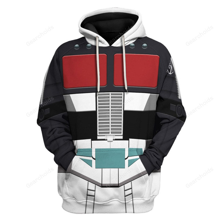 Gearchoids Black Convoy Costume Cosplay Hoodie Tracksuit