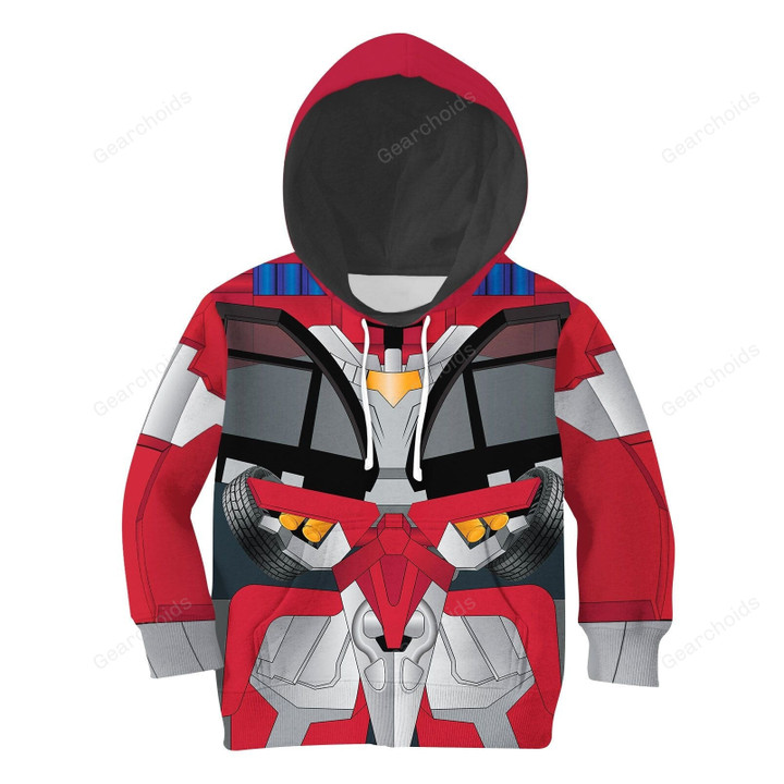 Gearchoids Sentinel Prime Kid Costume Cosplay Hoodie Sweatshirt T-Shirt