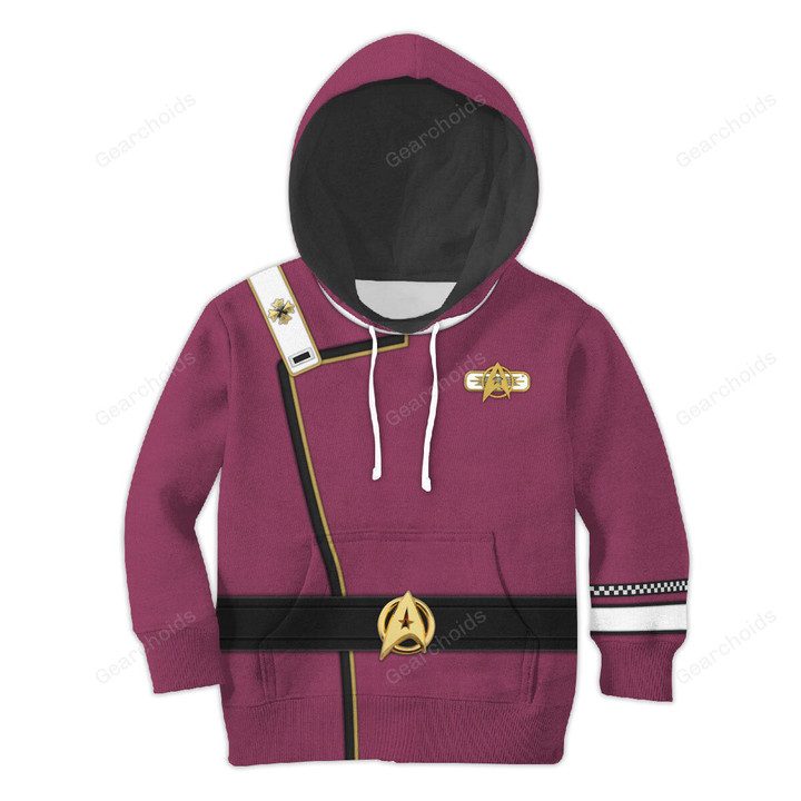 Admiral James T. Kirk Costume Cosplay Kid Hoodie Sweatshirt T-Shirt