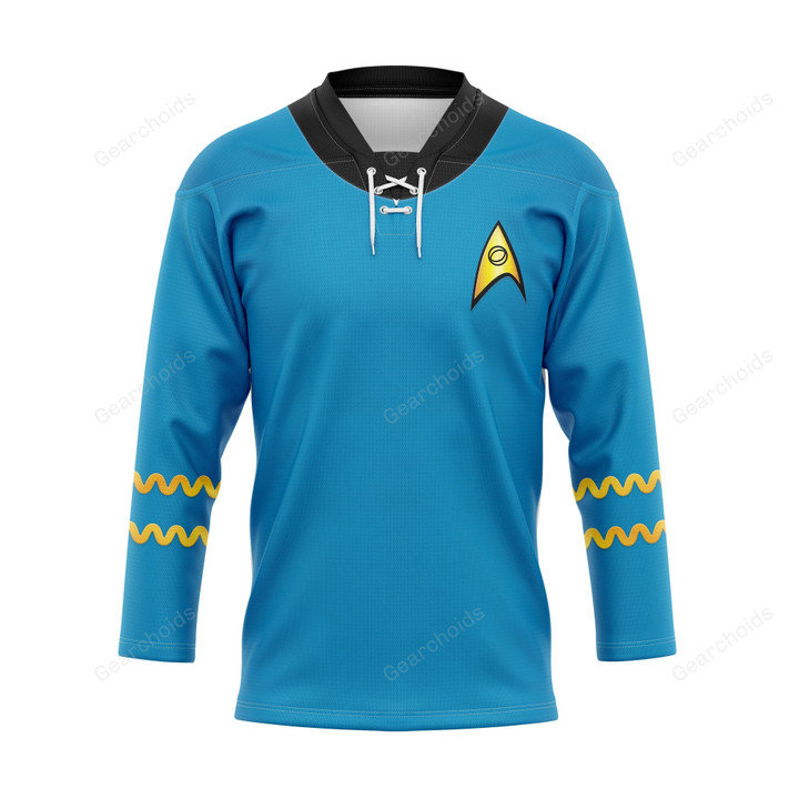 The Original Series Spock Blue Hockey Jersey Sweatpants