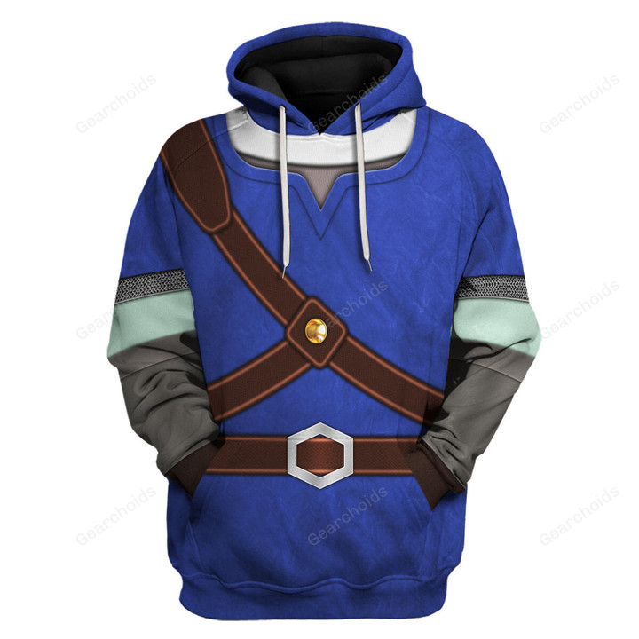 Knights of Skyloft Blue Unisex Hoodie Sweatshirt T-shirt Sweatpants Cosplay