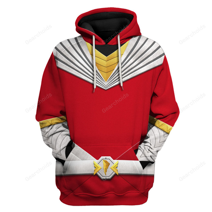 Cosmic Fury Red Ranger Hoodies Sweatshirt T-shirt ZipHoodies Sweatpants