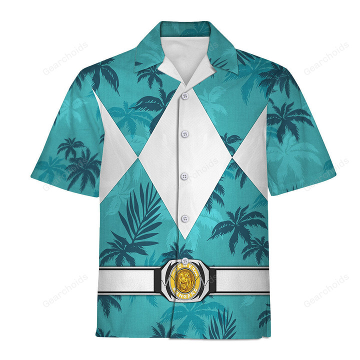 Belt Yellow Ranger x Tommy Vercetti Hawaiian Shirt Beach Shorts