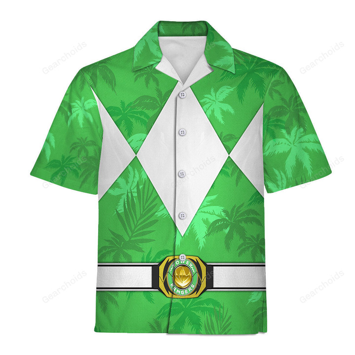 Green Ranger x Tommy Vercetti Hawaiian Shirt Beach Shorts